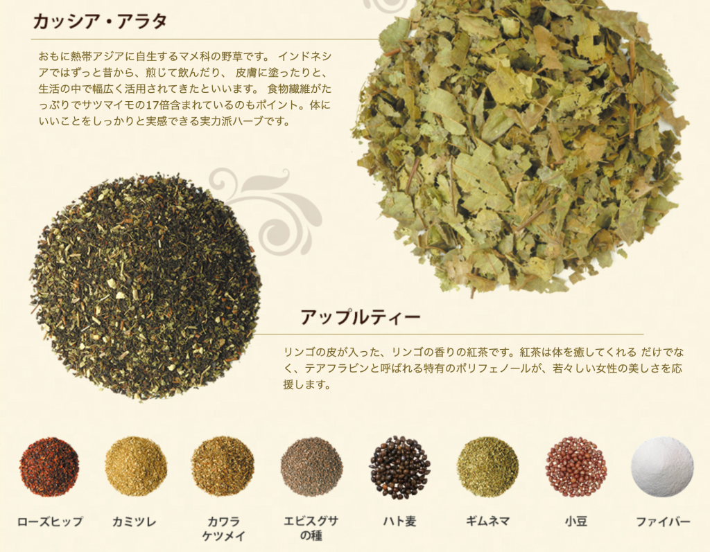 9種類の植物素材をブレンドした植物素材100%